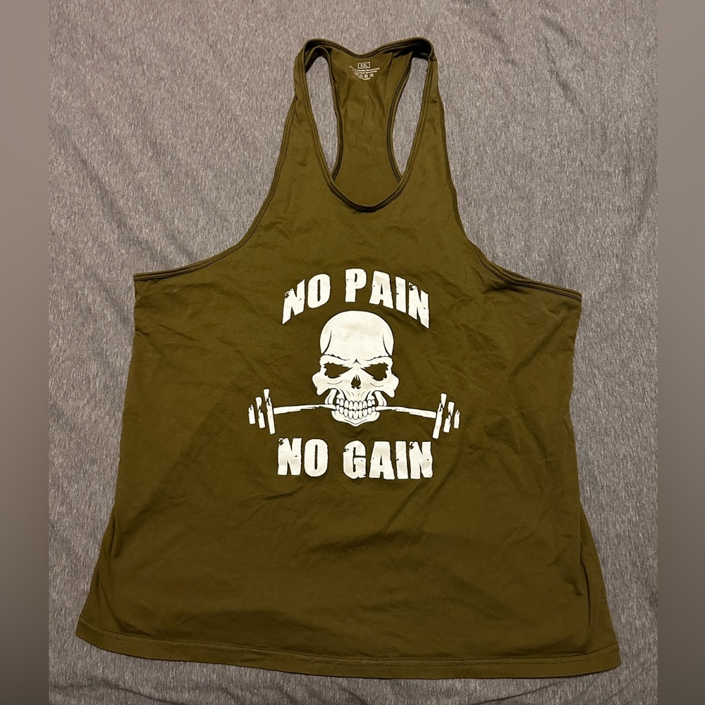 No pain no gain stringer
